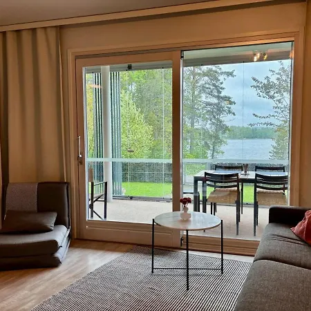 公寓 One Bedroom Flat By The With Cooling And Terrace Jyväskylä